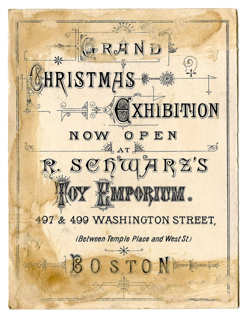 christmas typography vintage image