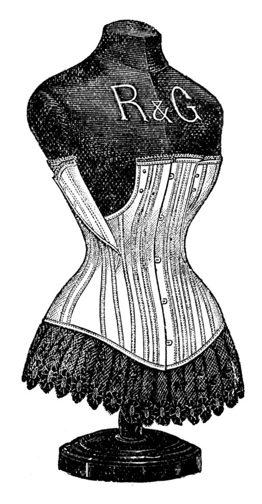 7 Vintage Corset Images! - The Graphics Fairy