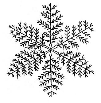 hand drawn snowflake illustration