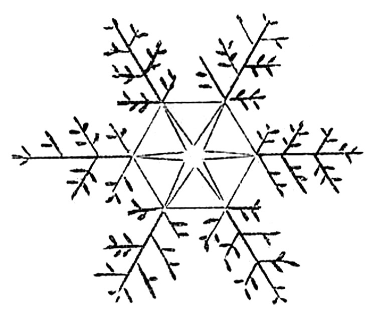 snowflake star center image