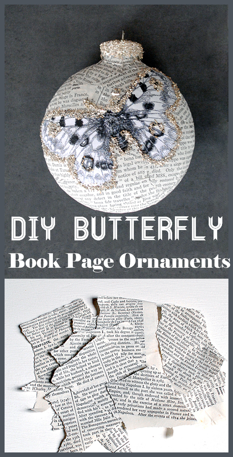 Book Page Ornaments