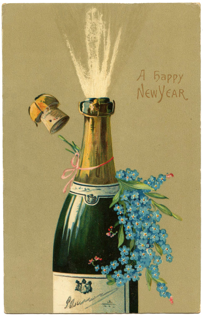 New Years Champagne Image