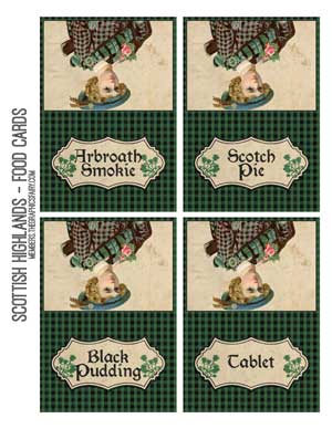 Scottish themed collage