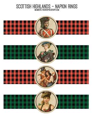 Scottish themed collage