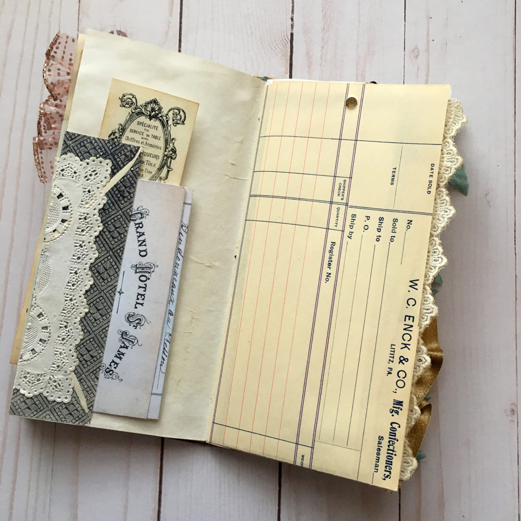 Vintage Envelope Liner Junk Journal