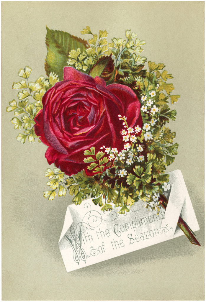 Victorian Rose Nosegay Image