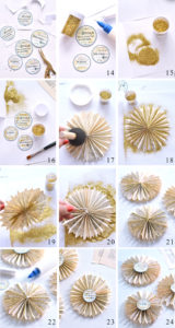 Printable Paper Ornaments: (Paper Rosettes!) - The Graphics Fairy