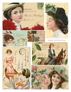 Beautiful Ladies Collage