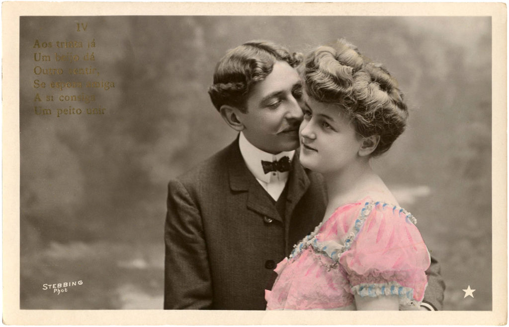 vintage photograph romantic couple image