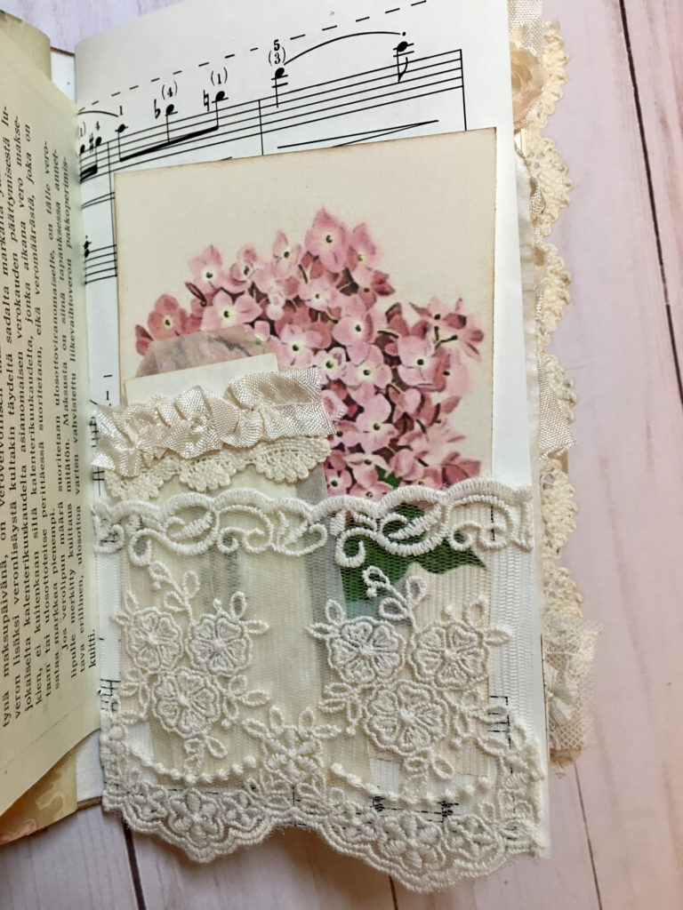 Springtime Journal Lace Pocket