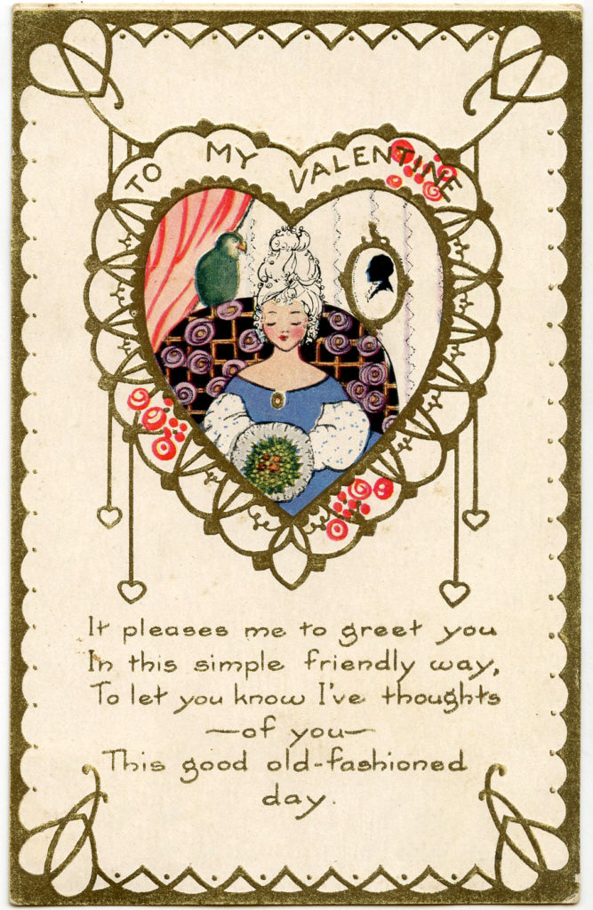 Download 6 Vintage Valentine Lady Images! - The Graphics Fairy