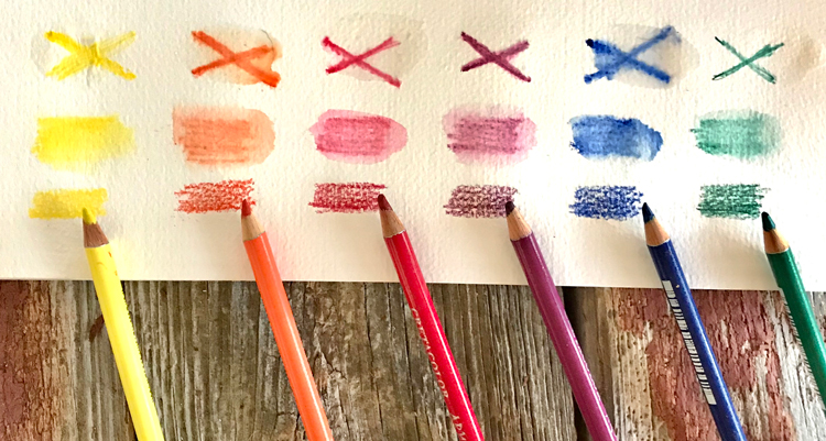 How to Use Watercolor Pencils and Water-Soluble Crayons