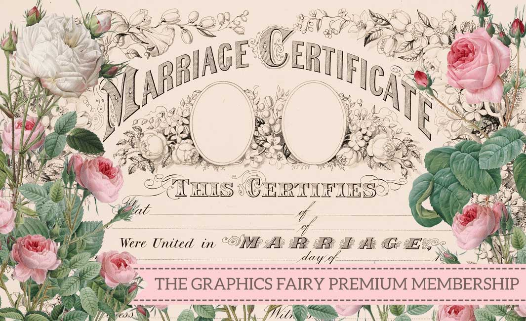 Wedding Ephemera Kit! Graphics Fairy Premium Membership - The Graphics ...