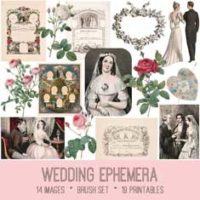 vintage wedding ephemera bundle