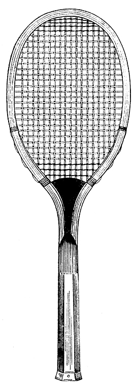 tennis racket clipart