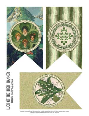 St Patrick's Day Collage banner