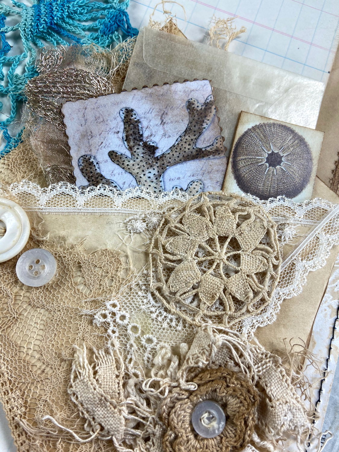 Journal Pages In love with lace Journal Clip