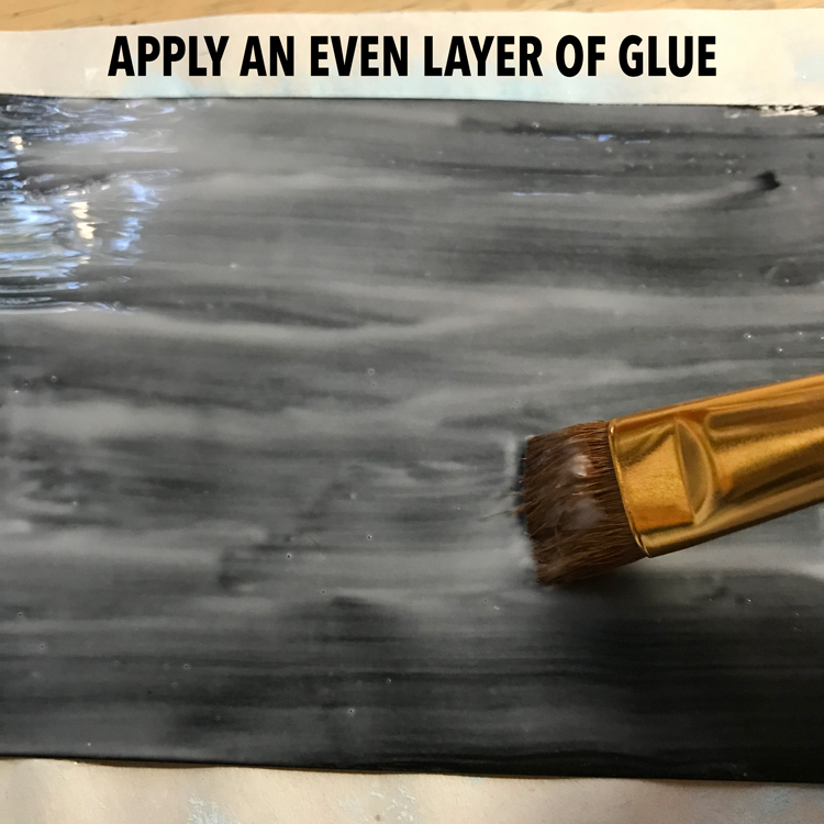 DIY Crackle Finish with School Glue