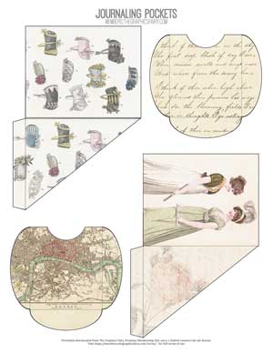 Jane Austen Themed Collage