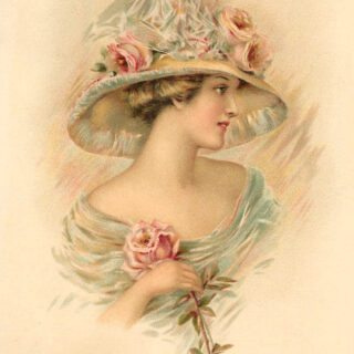 Victorian Hat Woman