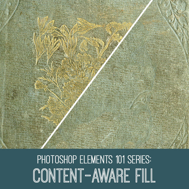 PSE Tutorial Photoshop Elements 101 Series Content-Aware Fill
