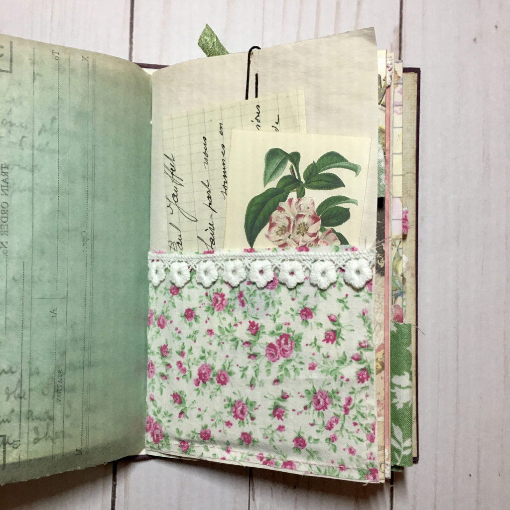 journal page floral image