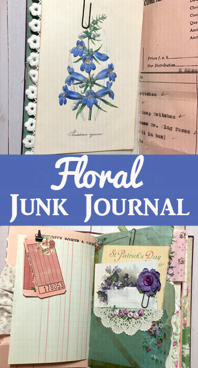 Floral Junk Journal