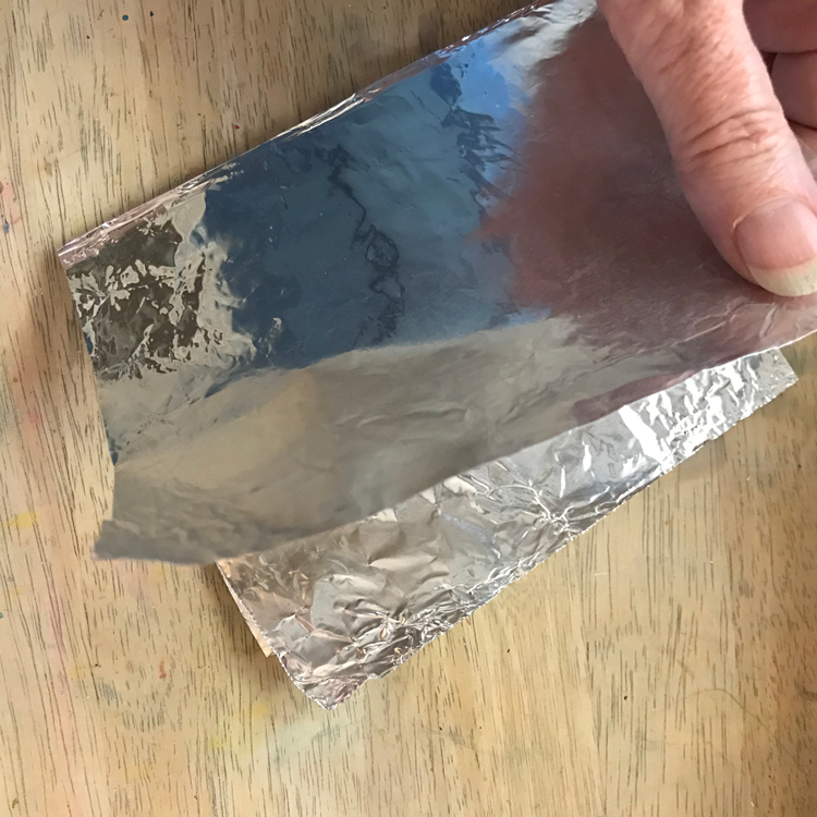 Layering Folding Aluminum Foil