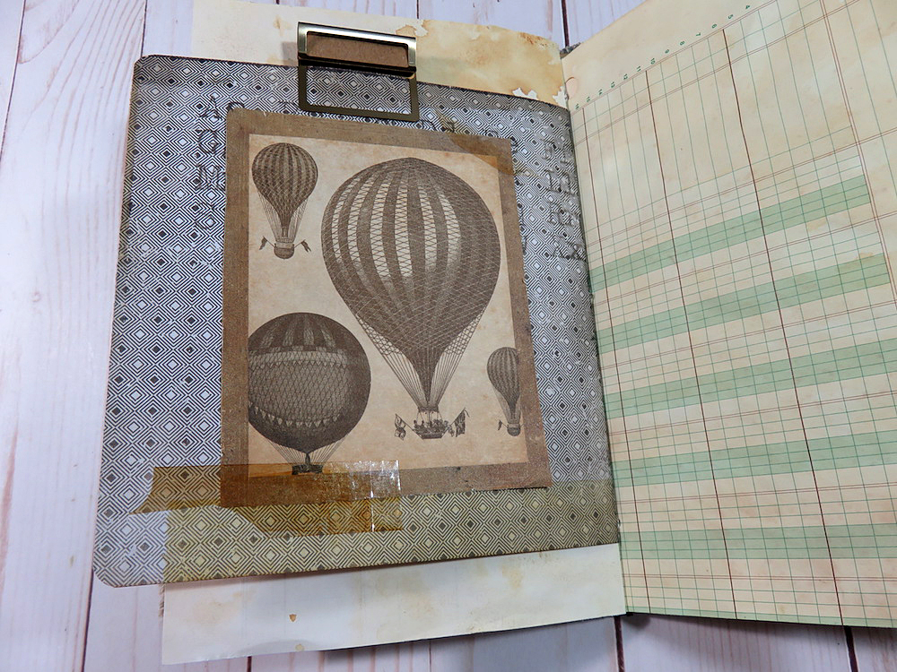 Hot Air Balloon images Journal Page