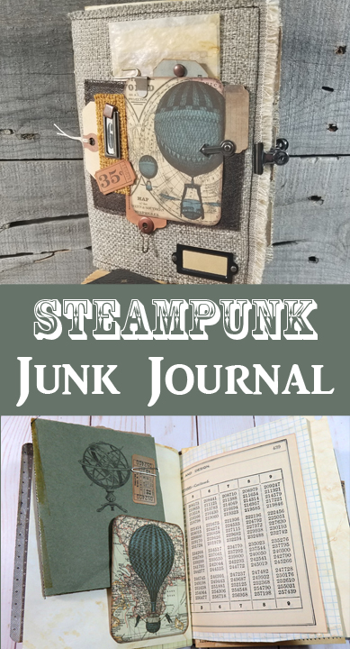 Steampunk Inventors Junk Journal by Lynne Morgado! - The Graphics Fairy