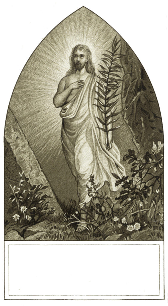 vintage Easter Jesus image