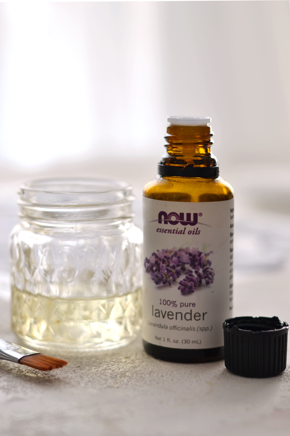 lavender essential oil closeup