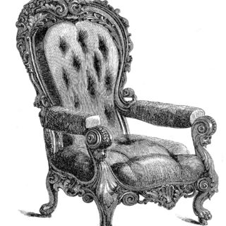 Victorian Chair Clipart