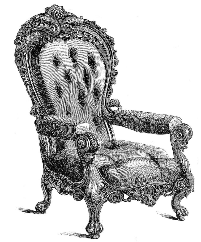 Victorian Chair Clipart