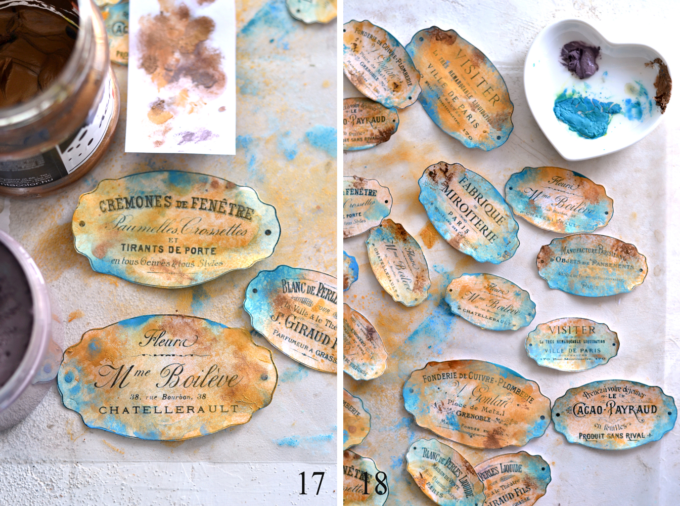 DIY Patina Faux Finish with Paint - Artsy Chicks Rule®