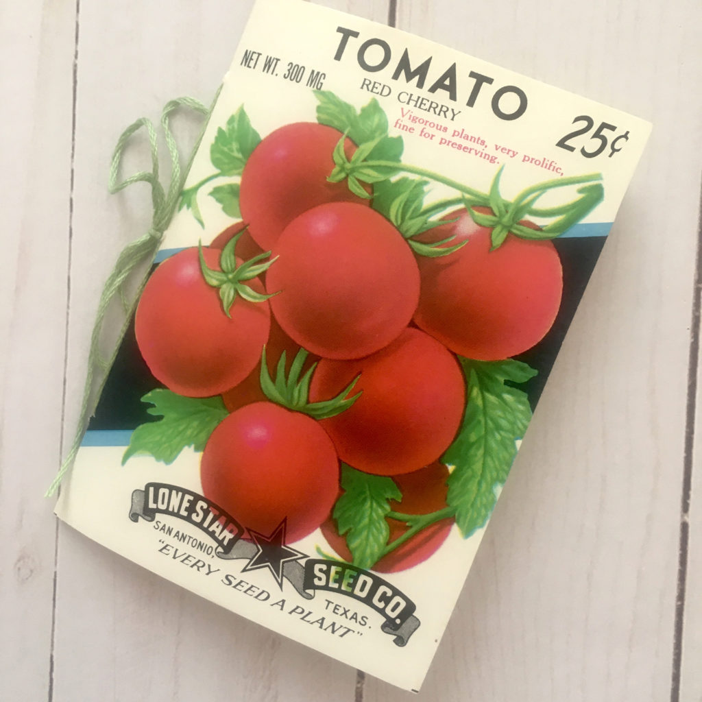 Tomato Seed Packet booklet image