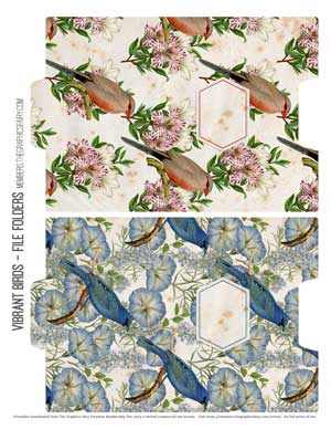 flowers and birds collage