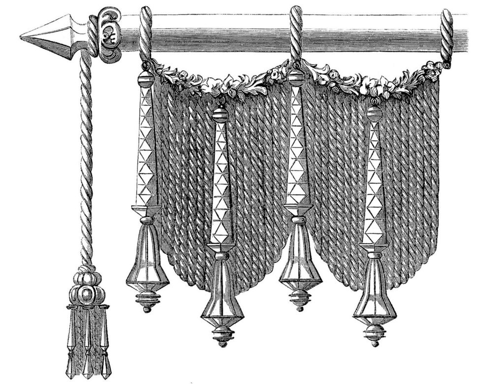 Victorian drape tassel image