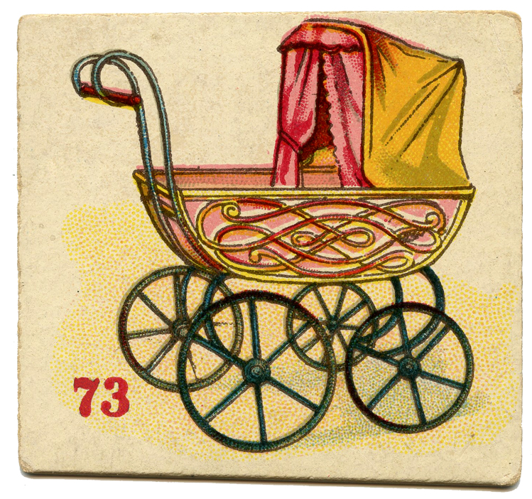 Old fashioned outlet baby carriage