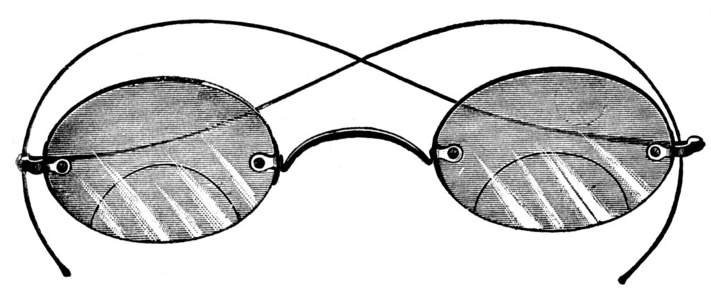 bifocal eyeglasses illustration