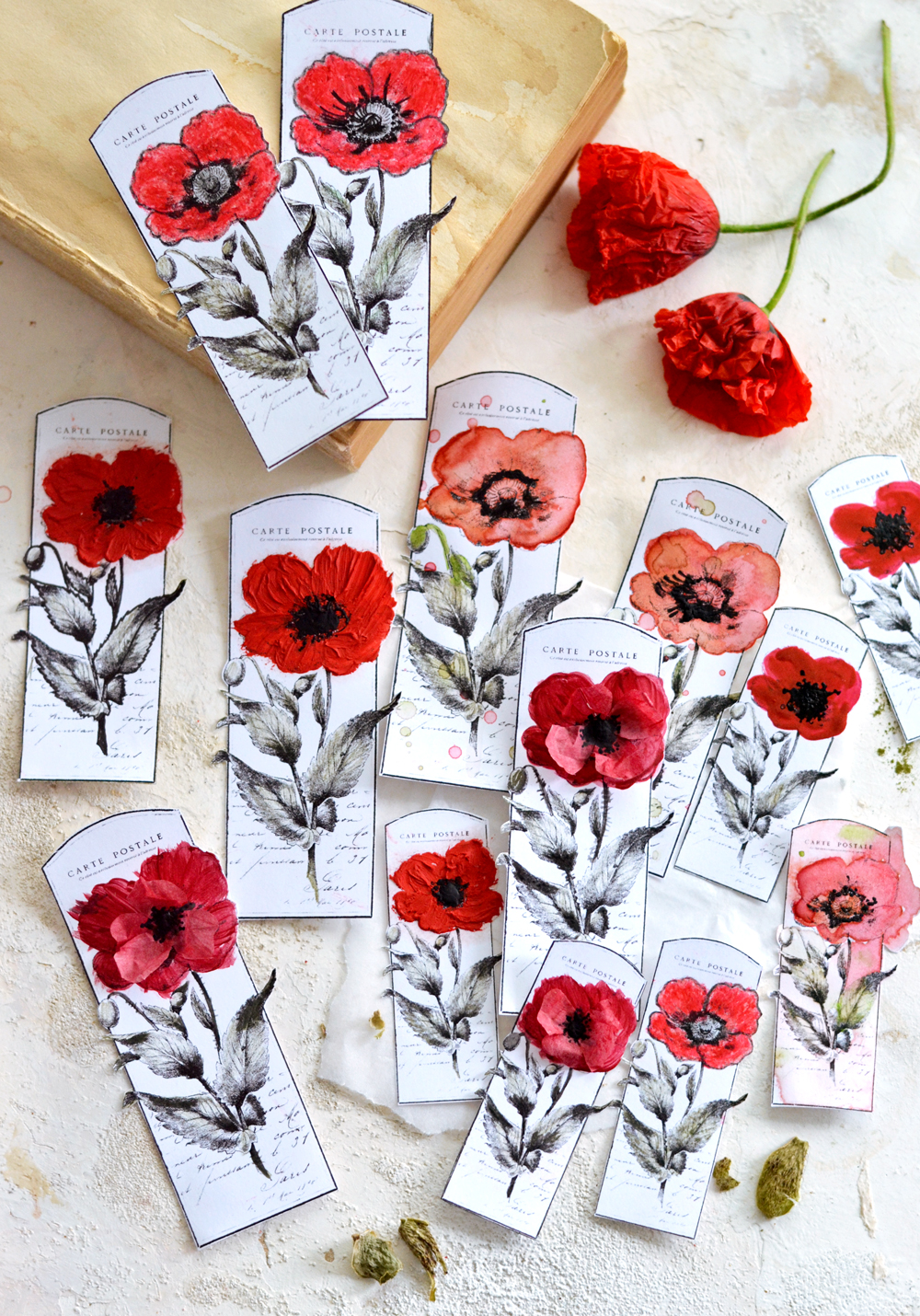 handmade poppy - PresentPerfect Creations  ART FLOWERS - Translating  Nature into Fashion