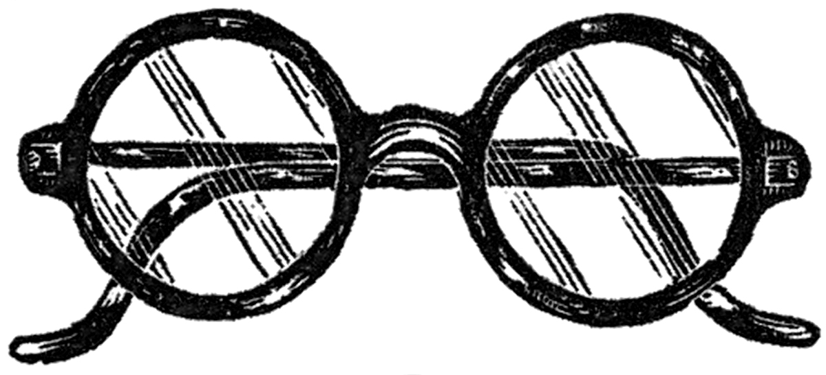 vintage eyeglasses clip art