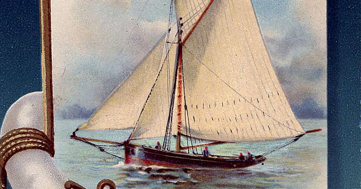 big old sailboat