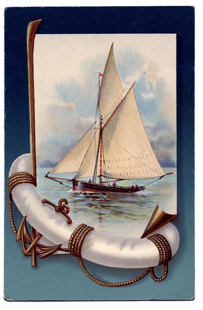 vintage sailboat pictures