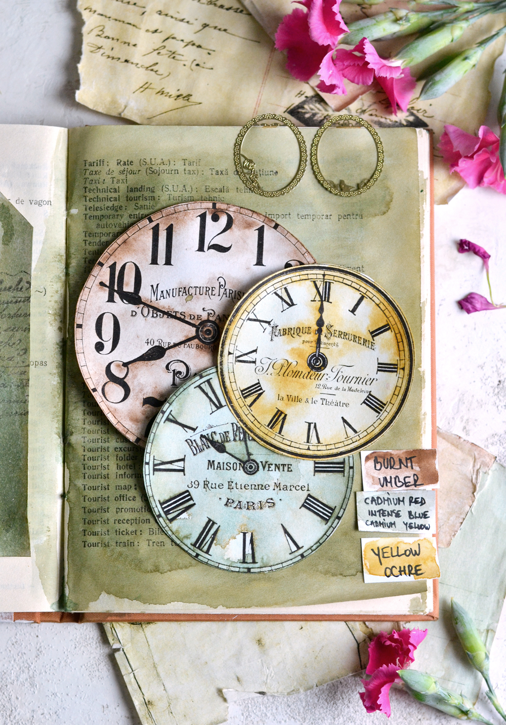 14 Clock Face Images - Print Your Own! - The Graphics Fairy