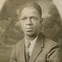 Young Black Man in Suit photo