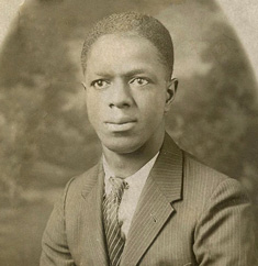 Young Black Man in Suit photo