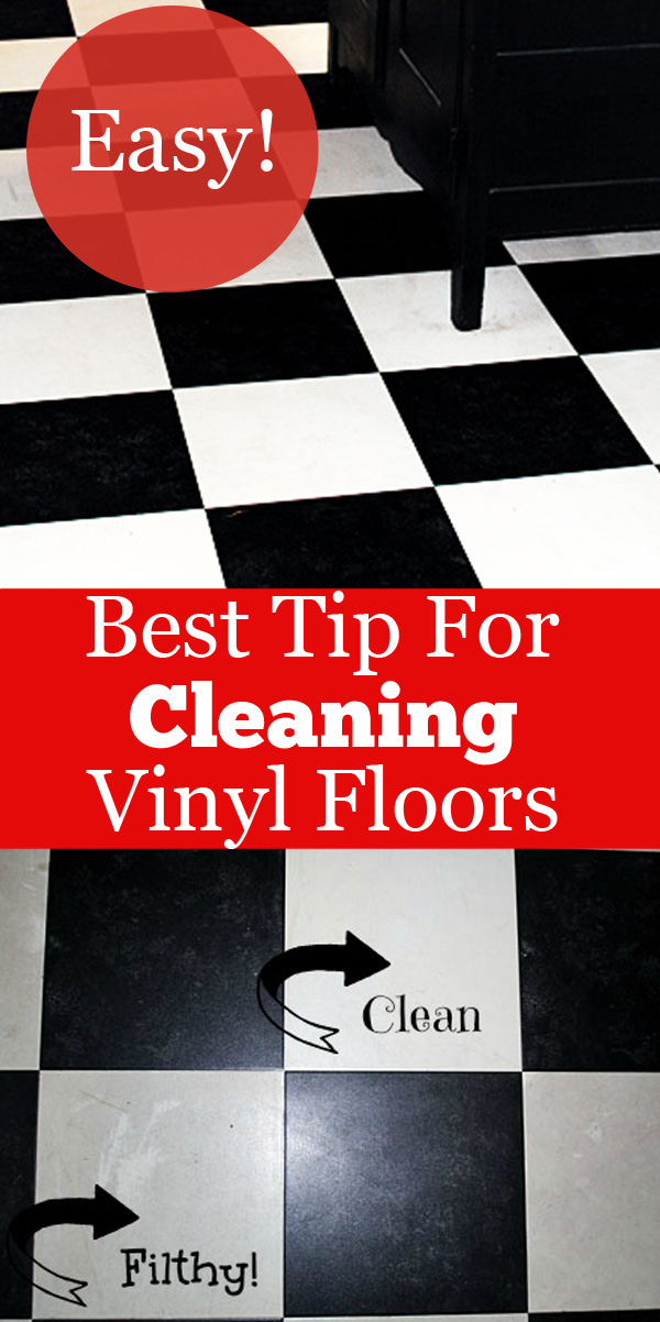How to Clean Vinyl Floors Easily (Secret Tip!) - The Graphics Fairy