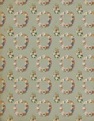 Background pattern floral collage