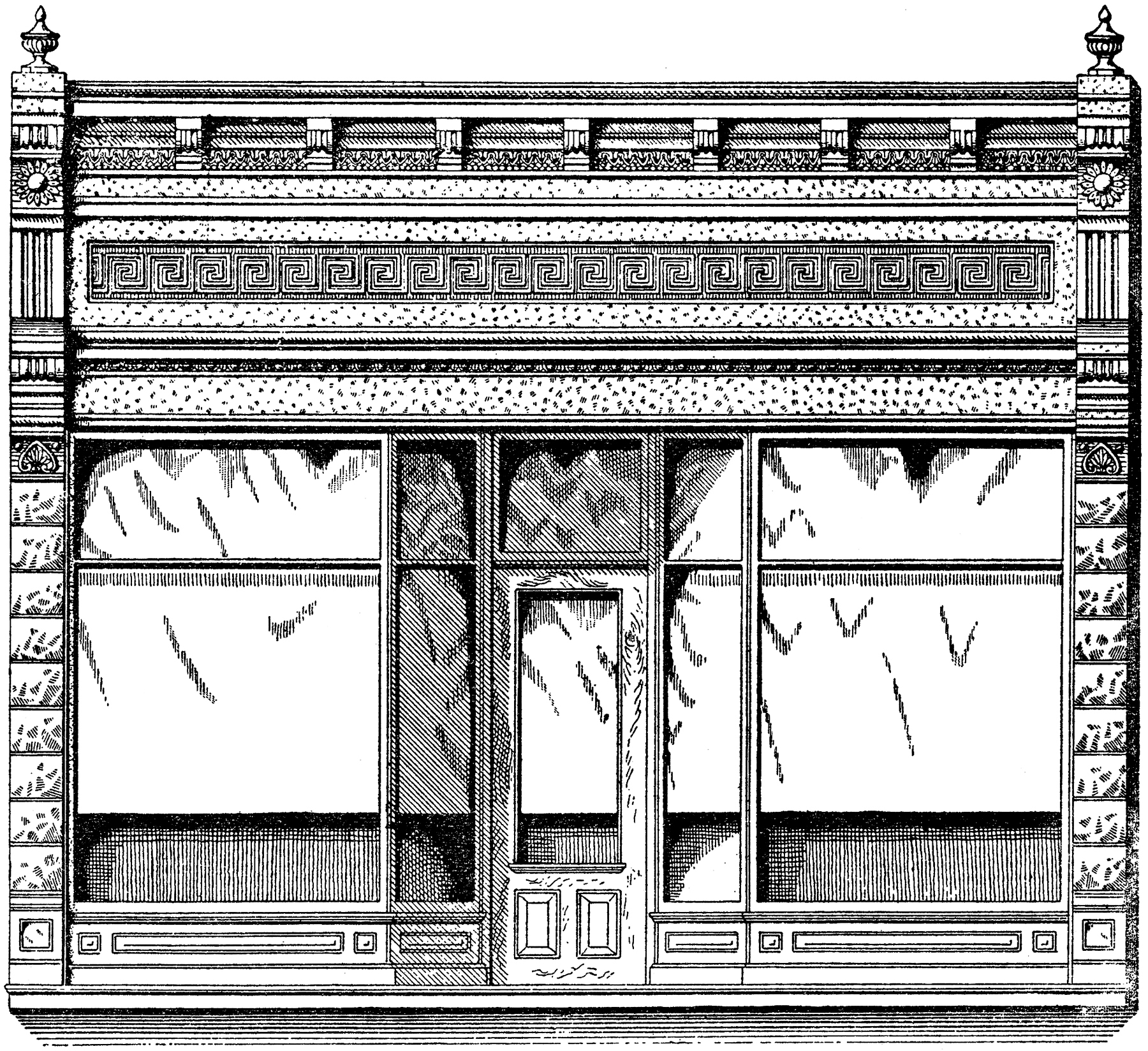 storefront illustration